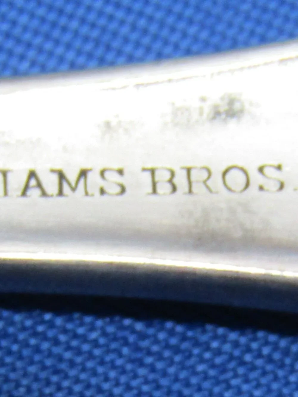 Williams Bros. silverplate Queen Anne Fruit/Orange spoons set of 6 Vintage